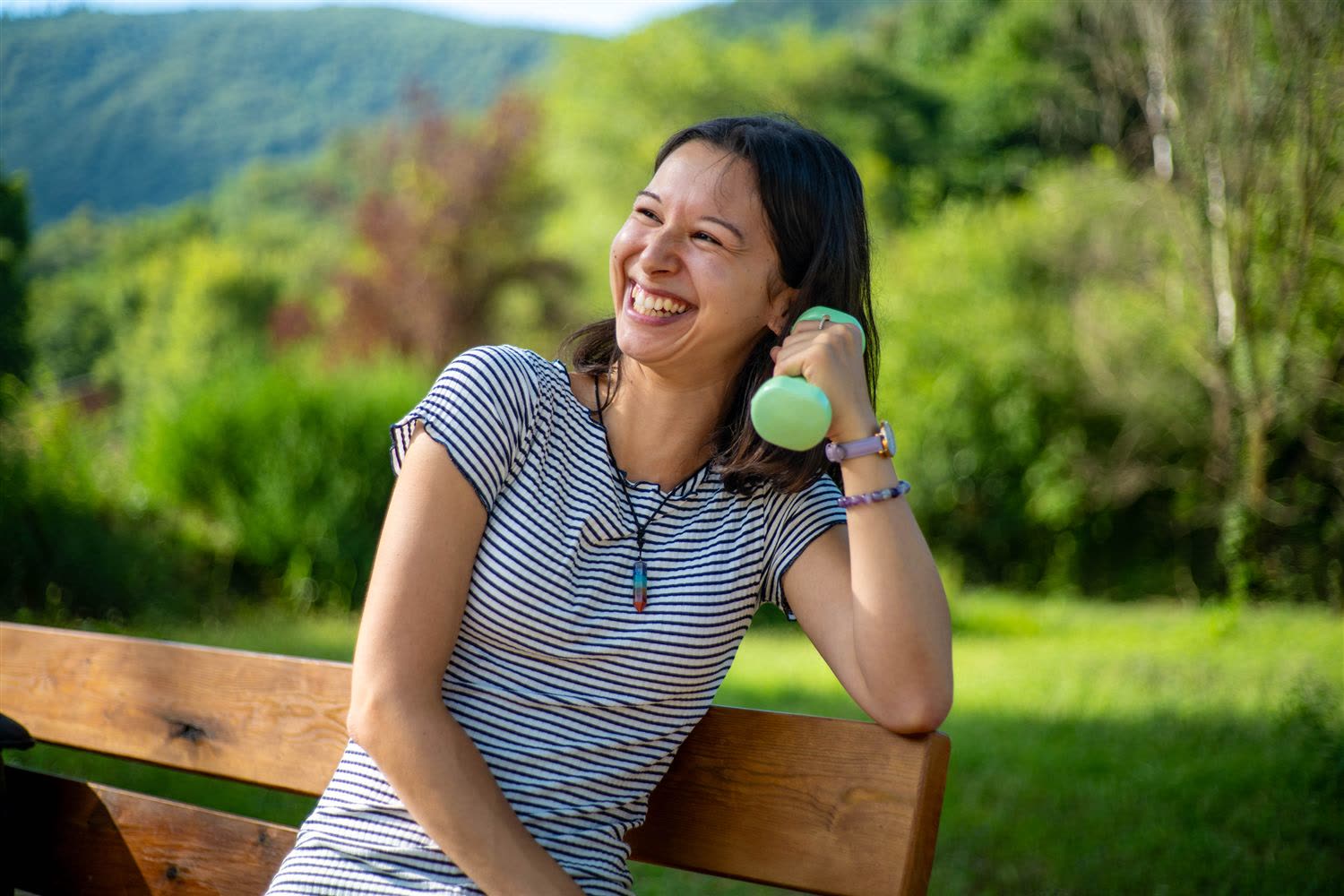 Ritratto di Camilla Rossini, naturopata e insegnante di Pilates a Mompiano, Brescia